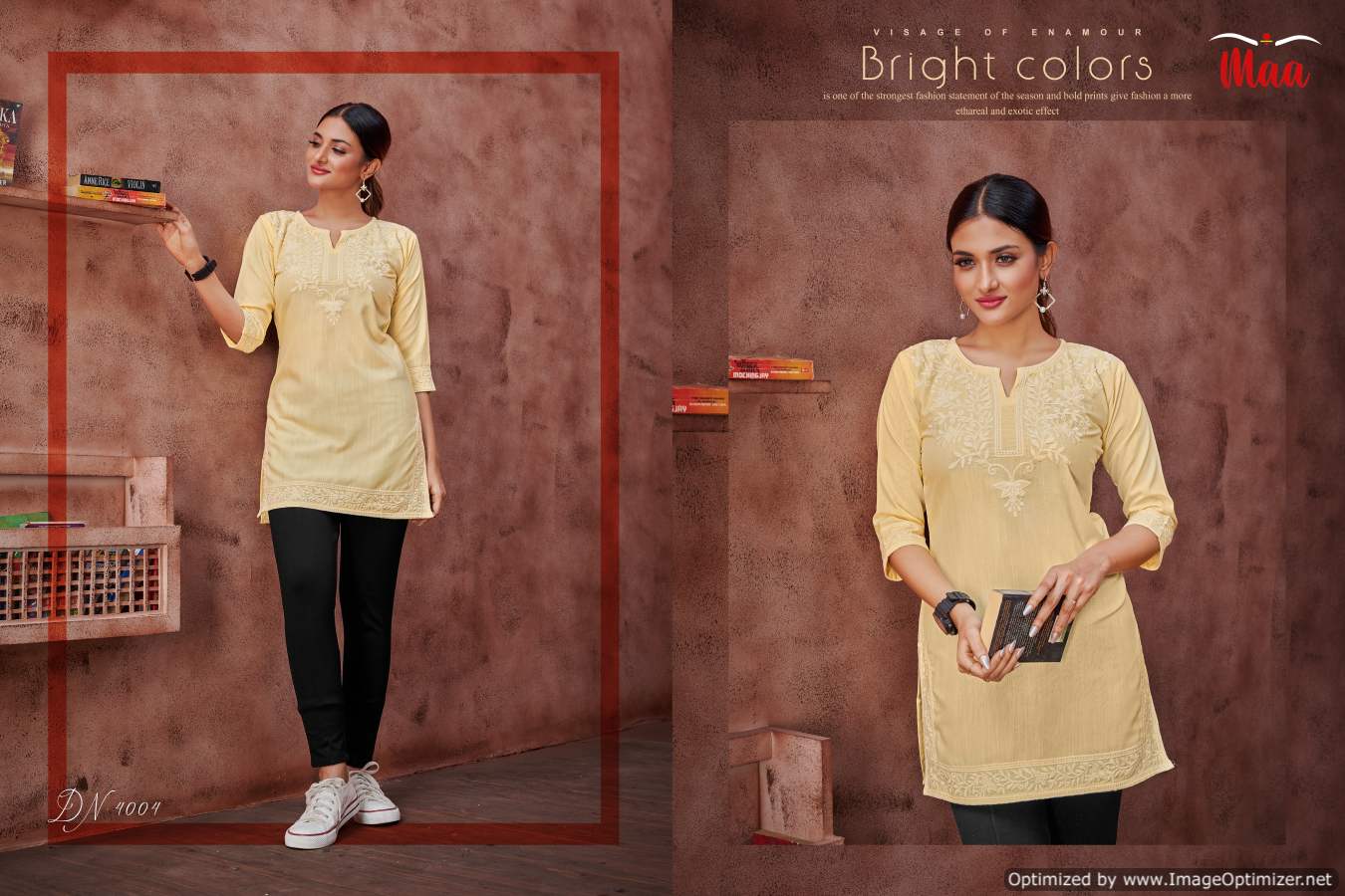 Maa Eric Fancy Daily Wear Short Kurti Latest Collection